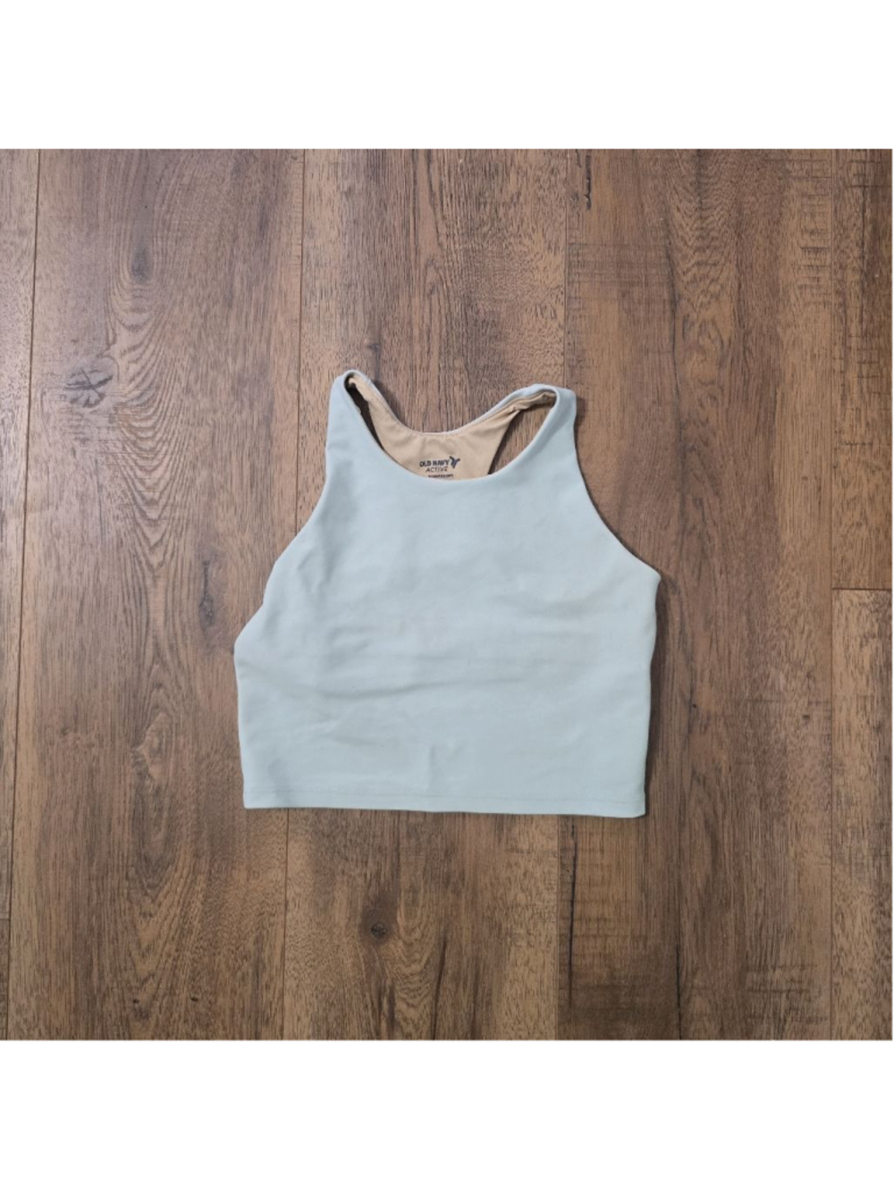 Old Navy Girls Active Sports Bra Medium 8 Seafoam Green